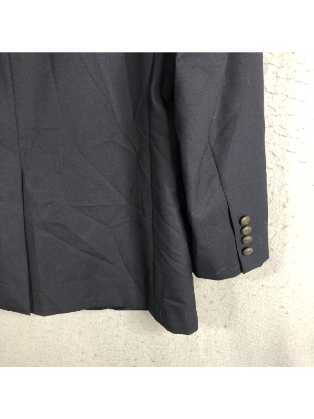 Jos A Bank Blazer Mens 41R Navy Blue 100% Wool Sport Coat Jacket Career - Picture 9 of 16